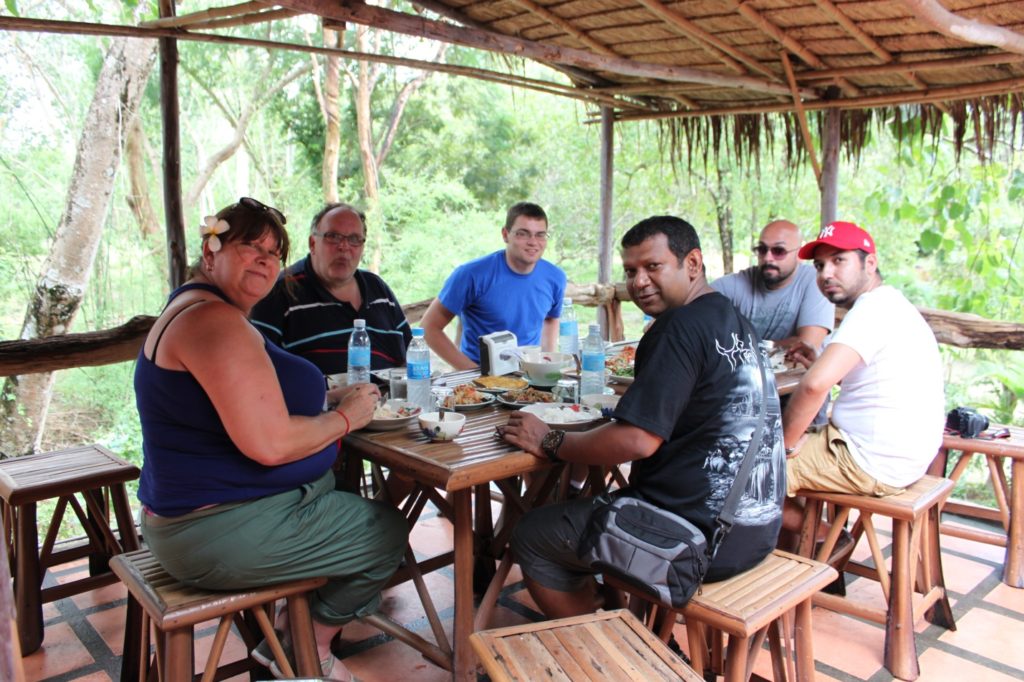 Lunch in Khao Yao National Park with tourists