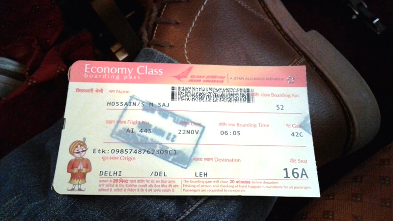 Boarding pass